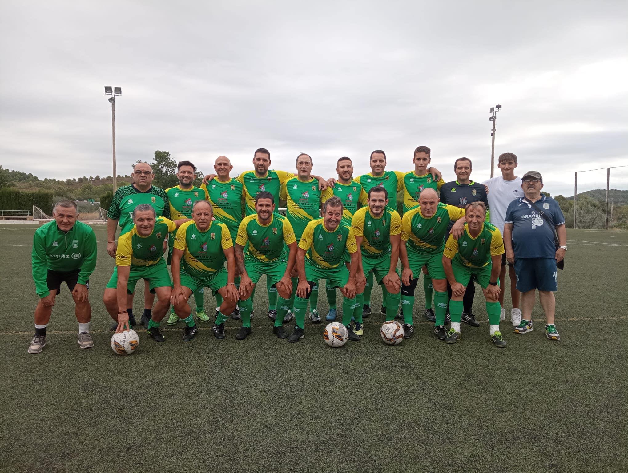 Foto del Tomelloso Veteranos en un amistoso del pasado verano