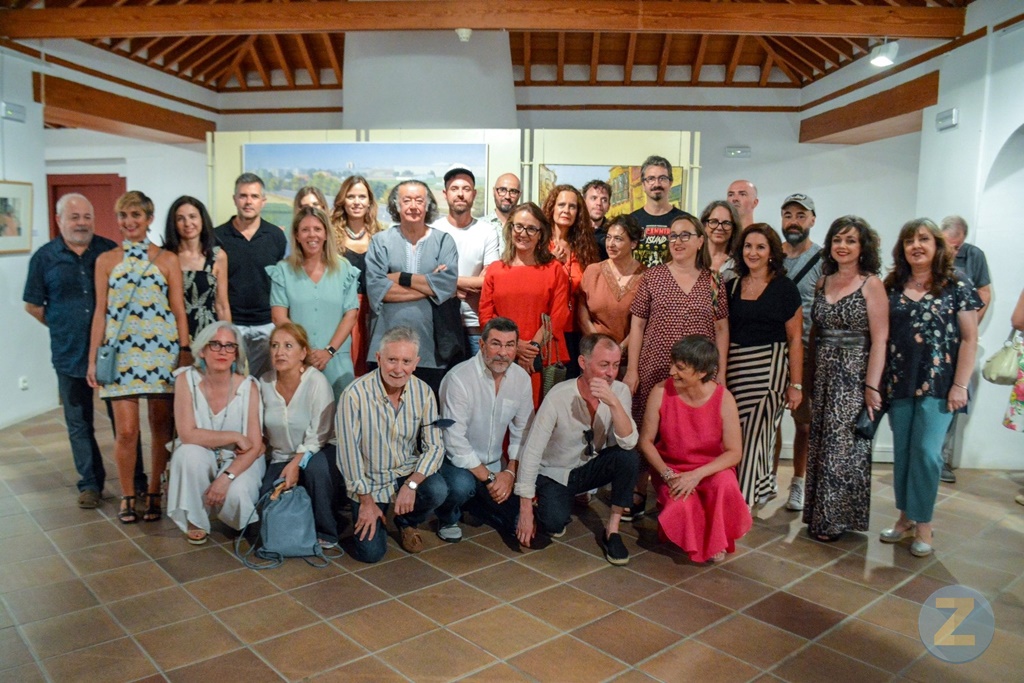 Artistas participantes en la exposición. Reportaje fotográfico de Francisco Navarro