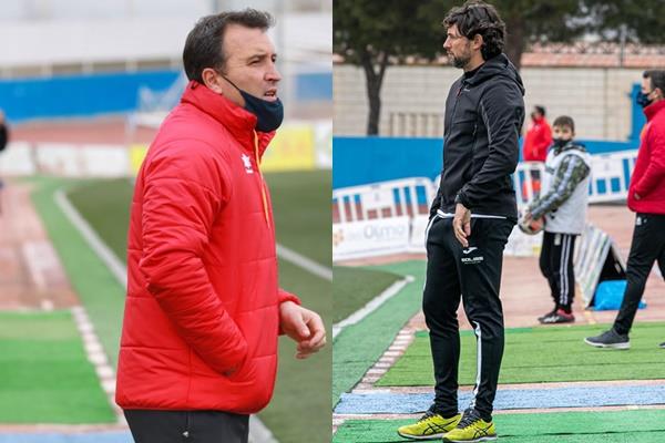 Josico y Javi Sánchez, entrenadores del Socuéllamos y Villarrubia