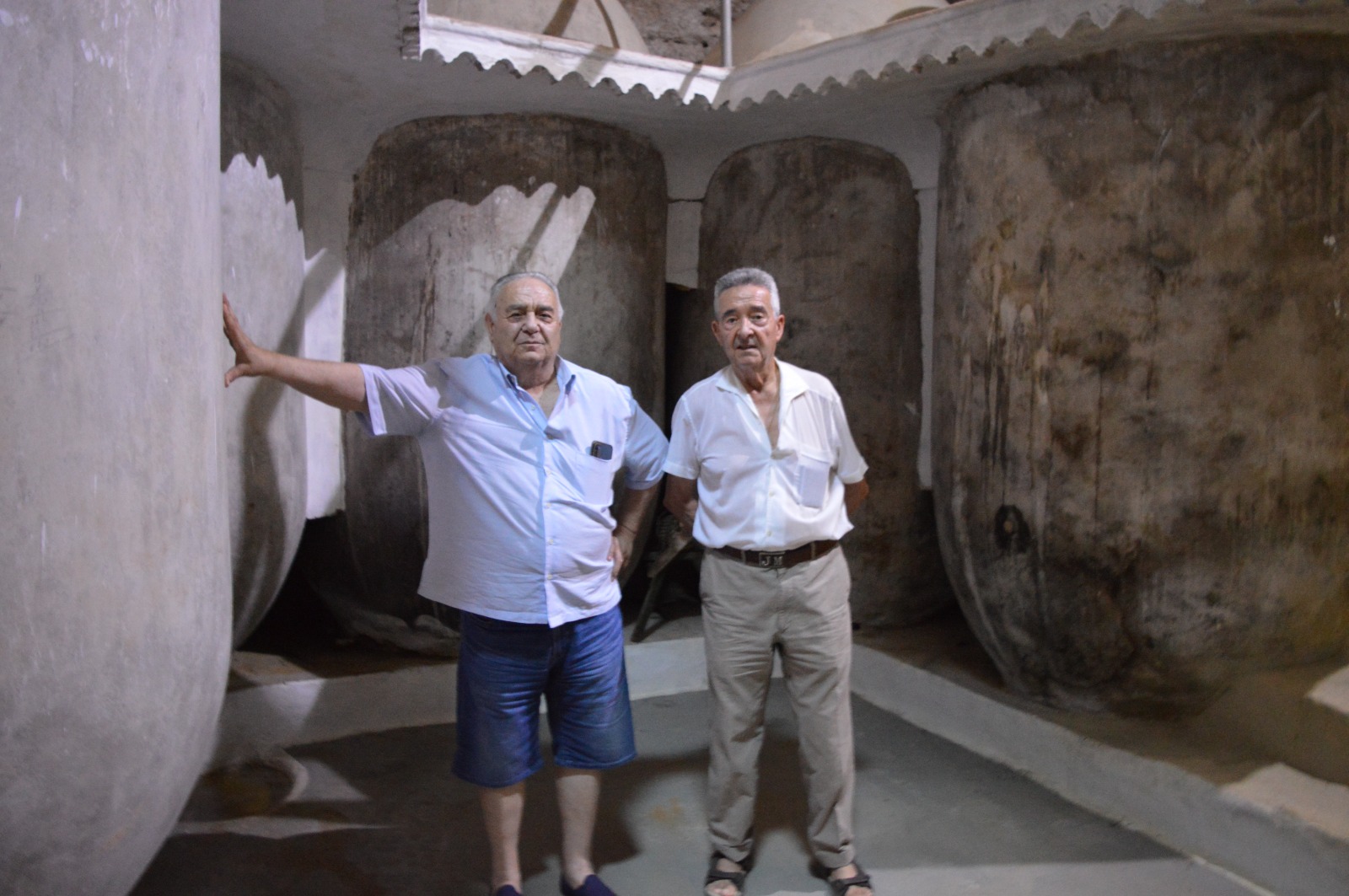 Vicente Caro junto a José María Díaz. Reportaje fotográfico de Ana Palacios