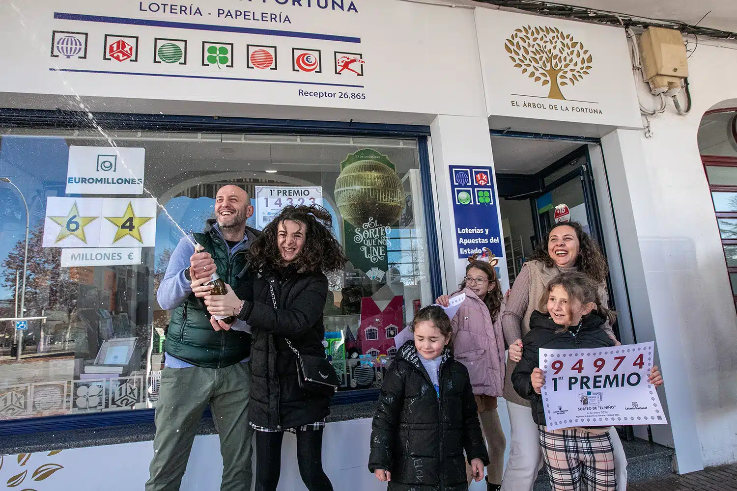 Administración El Árbol de la Fortuna de Ciudad Real que ha vendido al menos décimo del ‘Gordo’ del Niño / Elena Rosa